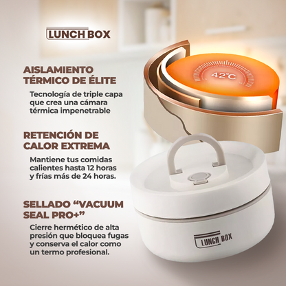 LUNCHBOX® 2x1: Lonchera + Termos de Alto Aislamiento