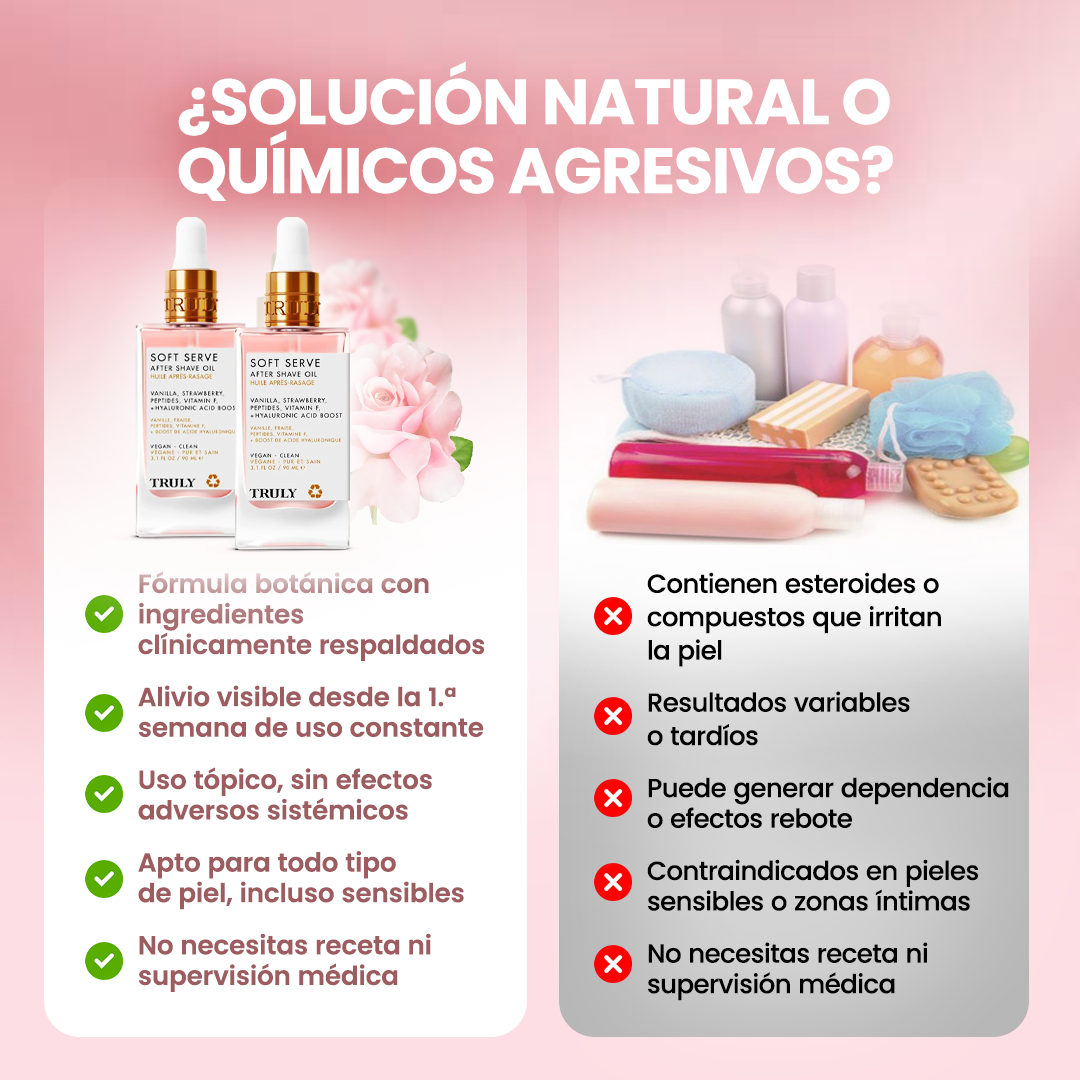 Aceite intimo Truly® Piel suave y sin irritación
