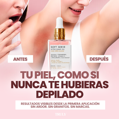 Aceite intimo Truly® Piel suave y sin irritación