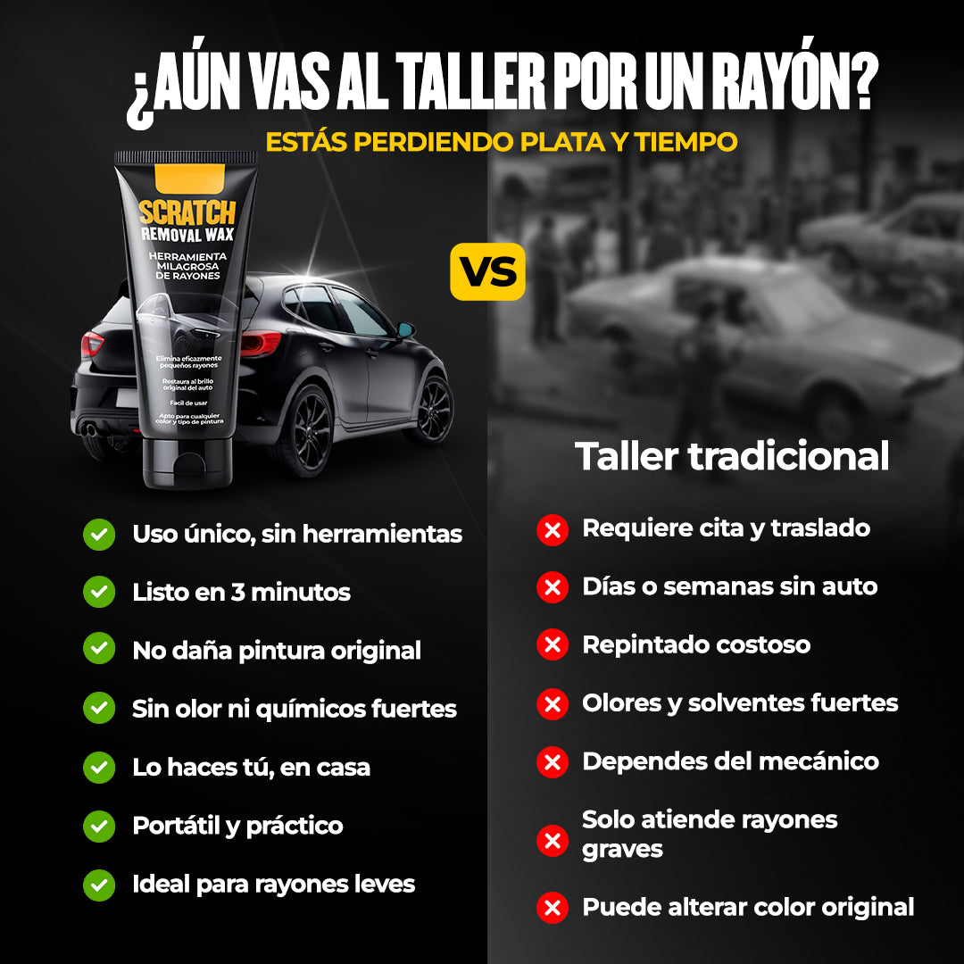 Scratch Remover® repara tu vehículo en segundos | 1 + 1 GRATIS
