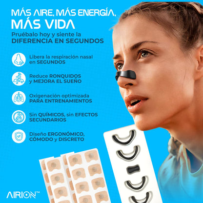 AIRION® Expansor nasal ergonómico | Respira mejor, vive mejor