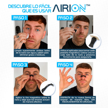 AIRION® Expansor nasal ergonómico | Respira mejor, vive mejor