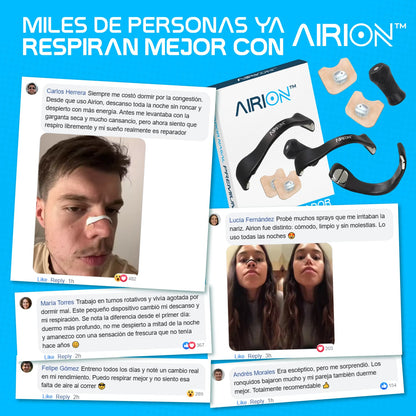 AIRION® Expansor nasal ergonómico | Respira mejor, vive mejor